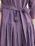 Lavender Pure Cotton Tiered Dress