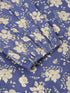 Plus Size Blue Pure Cotton Floral Printed Fit & Flare Dress