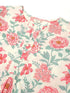Plus Size Off White Pure Cotton Floral A-line Tunic