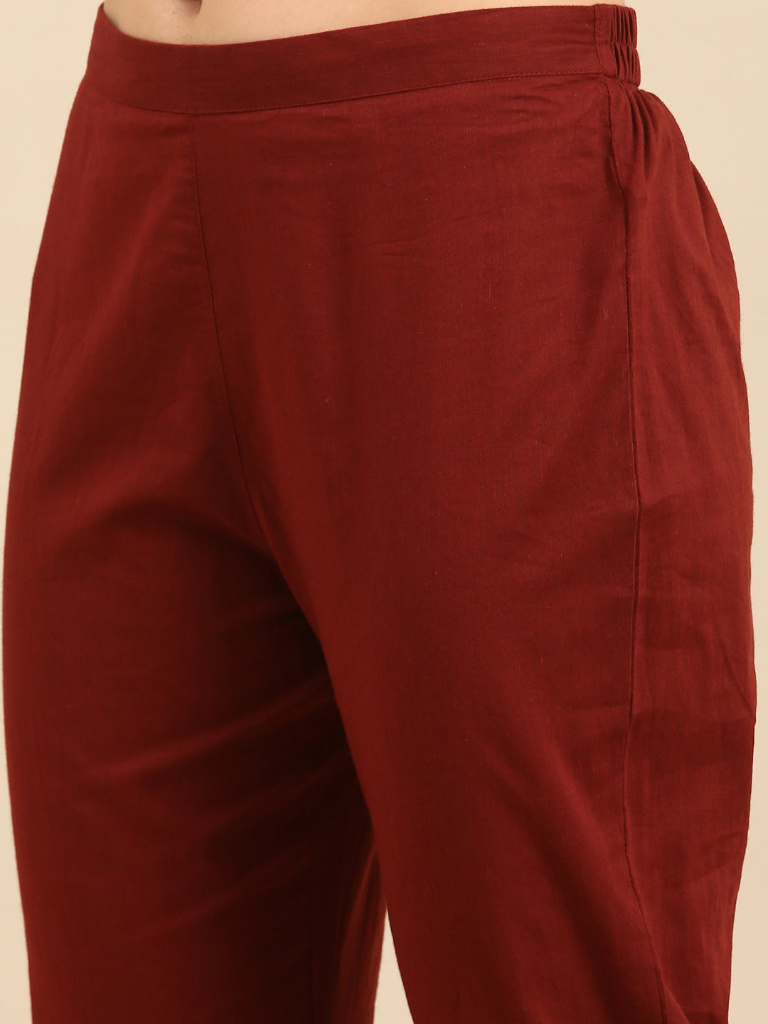 Teal Blue Cotton Floral Print Kurta with Pant and Dupatta Janasya